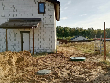 Септик Евролос + дренажный колодец д.